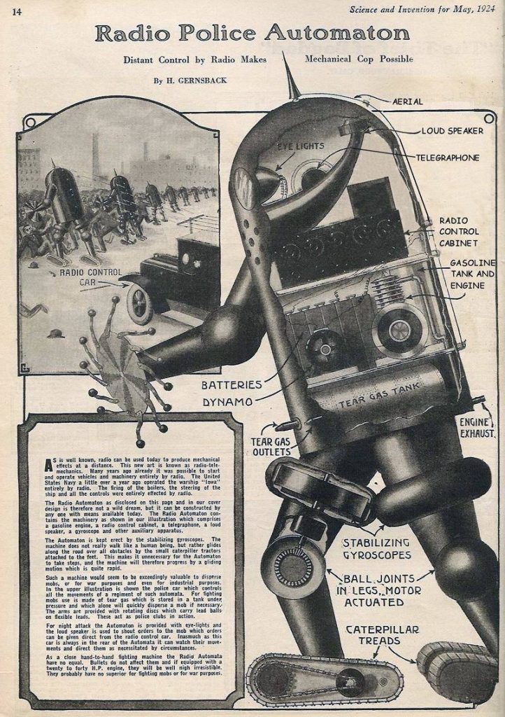 The "original" Robo Cop, 1924.