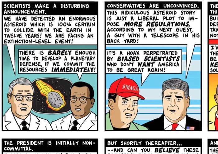 Some Bad News For Earth by Tom Tomorrow